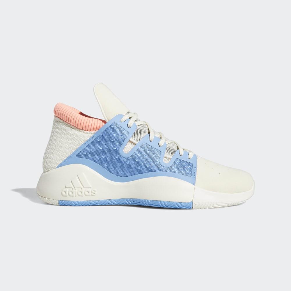 Adidas Pro Vision Férfi Kosárlabda Cipő Krém Fehér/Világos Kék Akció 740285-WCY